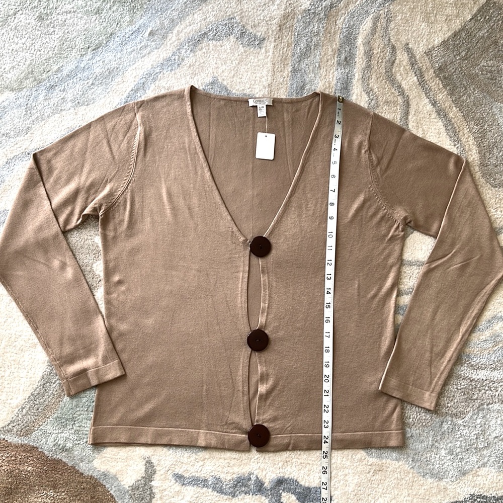 Tan Women's Cardigan - Picture 4 of 11